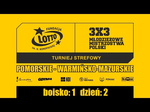 MMP 3x3 Turniej Strefowy - Gdynia (Boisko 1, Dzień 2)
