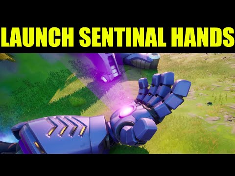 How to "launch off all sentinel hands without touching the ground"  - Fortnite (Wolverine week 4)