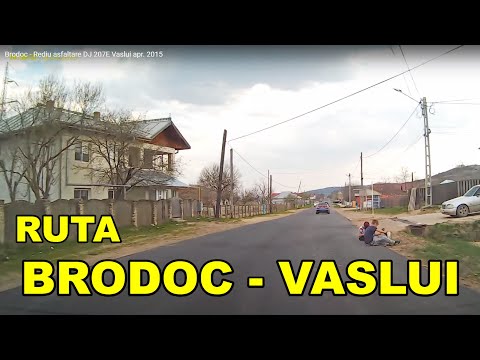Brodoc - Rediu asfaltare DJ 207E Vaslui apr. 2015