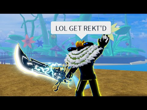 Destroying Toxic Noob with Dark Blade (Blox Fruits)