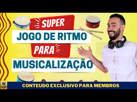 JOGOS DE RITMO PARA MUSICALIZAÇÃO INFANTIL (Versão Rap)