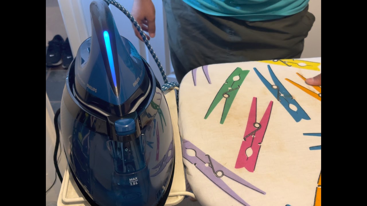 Watch video Unbox and Hands on Review Philips PerfectCare Compact Steam Generator Iron GC7846/86 Now Unbox and Hands on Review Philips PerfectCare Compact Steam Generator Iron GC7846/86