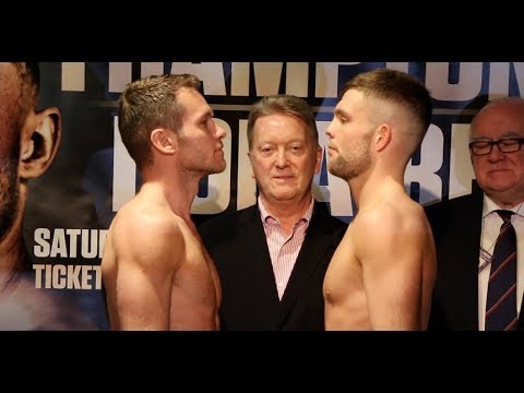 CONRAD CUMMINGS v LUKE KEELER - OFFICIAL WEIGH IN VIDEO (BELFAST) / FRAMPTON v DONAIRE