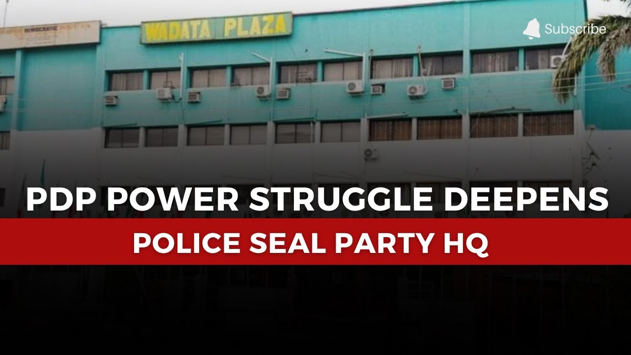 PDP Secretariat Sealed Over Rising Leadership Tussle