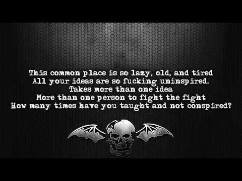 Avenged Sevenfold - The Fight [Lyrics on screen] [Full HD]