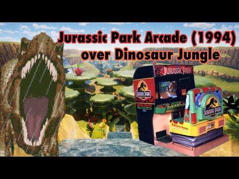 Jurassic Park Arcade (1994) Music over Dinosaur Jungle - Sonic Racing Crossworlds Mod Showcase