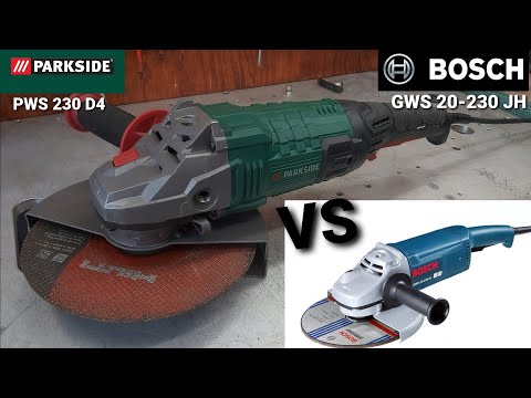 Parkside PWS 230 D4 large angle grinder vs BOSCH GWS 20-230JH