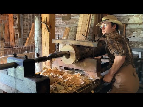 Boring Wooden Pipes and Hand Pumps