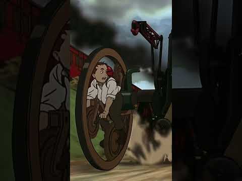 Ray Tries to Escape a Sticky Situation on His Bike (Scene)