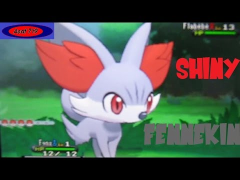Shiny Fennekin From Wonder Trade In Pokemon X & Y!