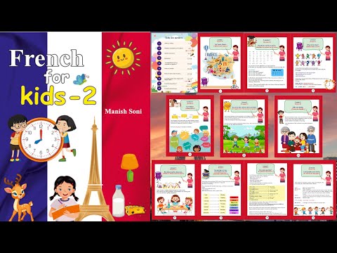 French for Kids-2 Introduction | French Books | Learn French | French for Kids-2 Explained | French