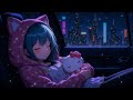 No Ads Sleep Peacefully With Hello Kitty Girl Soothing Rain Sounds Relaxing Lofi Beats