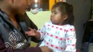 Caras d Conchita cuando le dicen q no va a comer