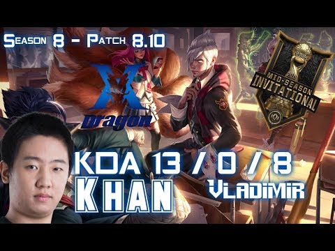 KZ Khan VLADIMIR vs YASUO Top - Patch 8.10 EUW Ranked