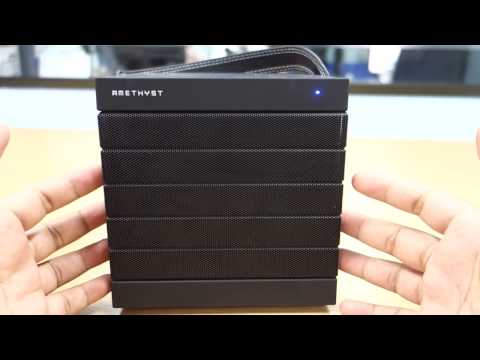 รีวิว ลำโพงพกพา Amethyst MD 1 ลำโพงเสียงดีเชื่อมต่อแบบไร้สายผ่าน NFC และบลูทูธ