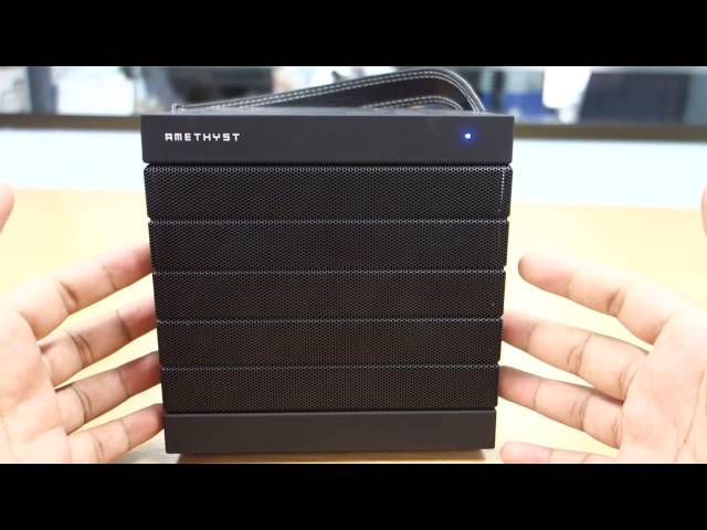   รีวิว ลำโพงพกพา Amethyst MD 1 ลำโพงเสียงดีเชื่อมต่อแบบไร้สายผ่าน NFC และบลูทูธ