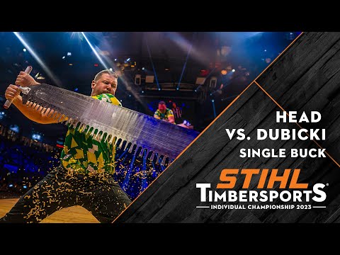 Best Single Buck performance at the STIHL TIMBERSPORTS® Individual Championship 2023