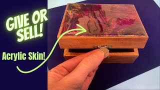 How to Make an Acrylic Skin Jewelry Box to Give or Sell!
