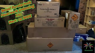 Beisel Pyrotechnik Feuerwerk Unboxing - Wert ca. 900€ - SilvesterRDY