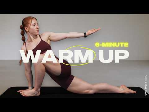 6 Min. Full Body Dynamic Warm Up + Mobility — Gym & Home Workout-Friendly, No Talking