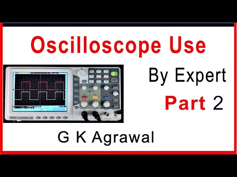 How to use a digital Oscilloscope DSO tutorial Part - 2 Video