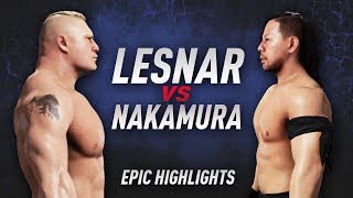 Brock Lesnar vs Shinsuke Nakamura - Epic Dream Mat