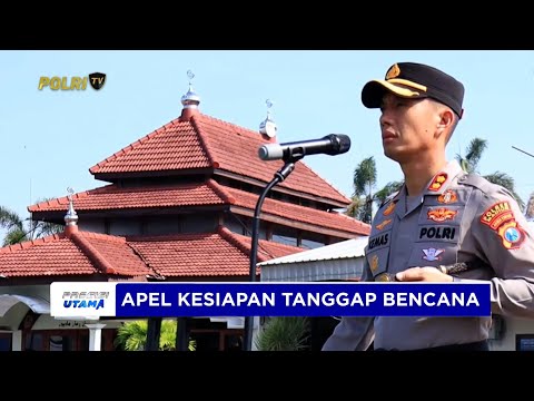 POLRES MADIUN LAKSANAKAN APEL KESIAPAN TANGGAP BENCANA ALAM