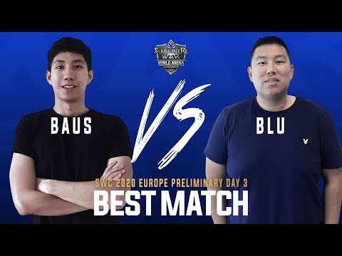 BAUS vs BLU | Europe preliminaries Day 3 | BEST MATCH | Summoners War