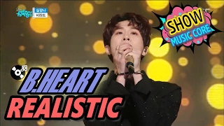 [HOT] B.HEART - REALISTIC, 비하트 - 실감나 Show Music core 20170218
