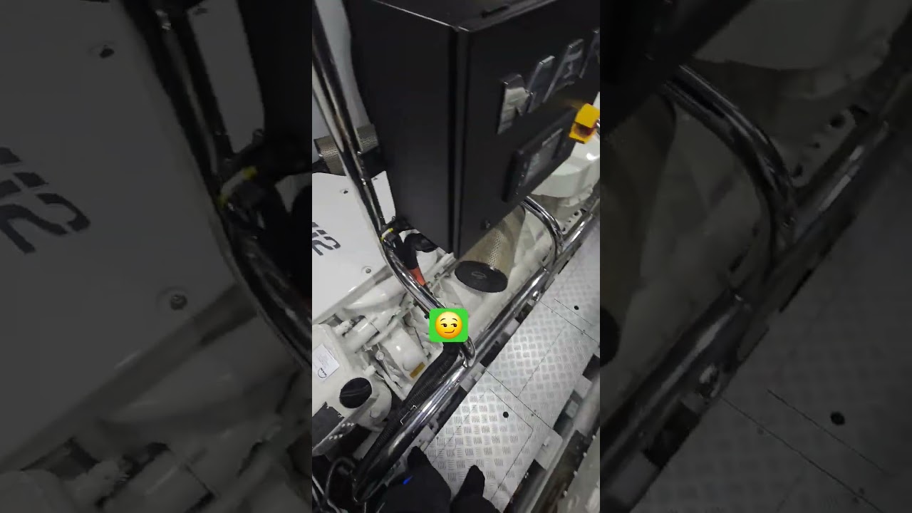 MAN V12 DIESEL oil change done #marine #diesel #engine #tonysmarine #boat #fishing #boating