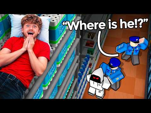 TRAPPED in ROBLOX MEGA STORE!