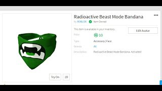 Roblox Blizzard Beast Mode Bandana Th Clip - 