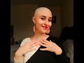 Cute Curly Hair Girl Headshave Bald