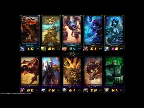 [s4] Game 87: Ezreal & Thresh vs Sivir & Sion (W) highlight