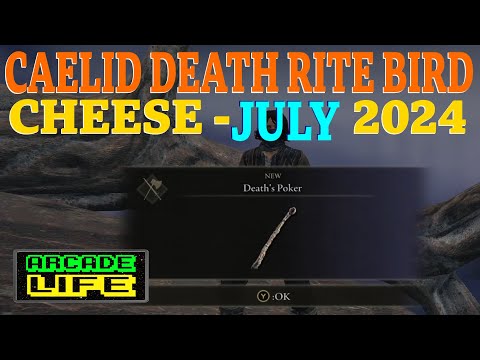 Elden Ring | Death Rite Bird (Caelid) | Cheese Update | July 2024