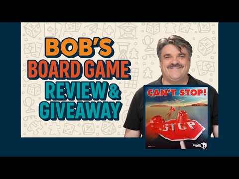 Can’t Stop Board Game Review & Giveaway | The Addictive Press Your Luck Dice Game