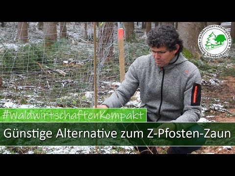 Günstige Alternative zum Z-Pfosten-Zaun - Tipp aus der Praxis