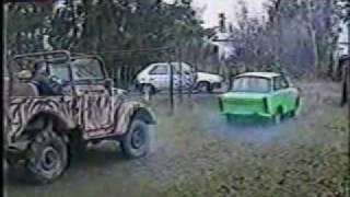 trabant towing jeep