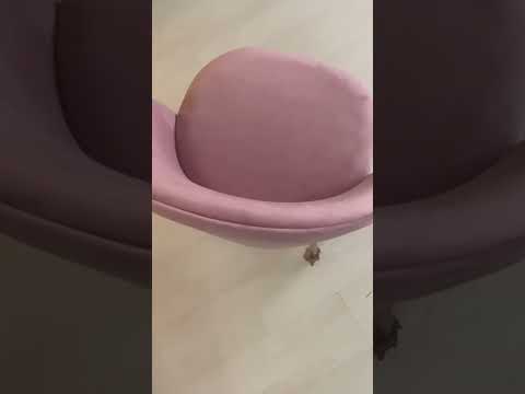 Sedia Despina in tessuto rosa