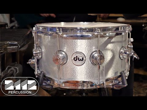 DW 6.5x14" 3mm Thick Aluminum Snare Drum with Chrome Hardware DRVA6514SVC image 6