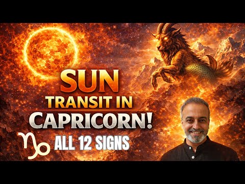 Sun transit in Capricorn for all Ascendants 14 Jan till 13 Feb 2026 | Makar Sankranti