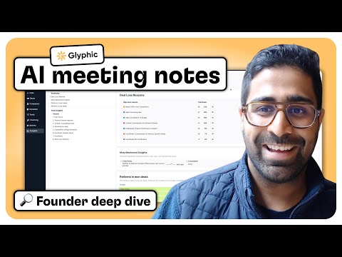 Glyphic notetaker deep dive: rep coaching, structured HubSpot sync, and win/loss insights