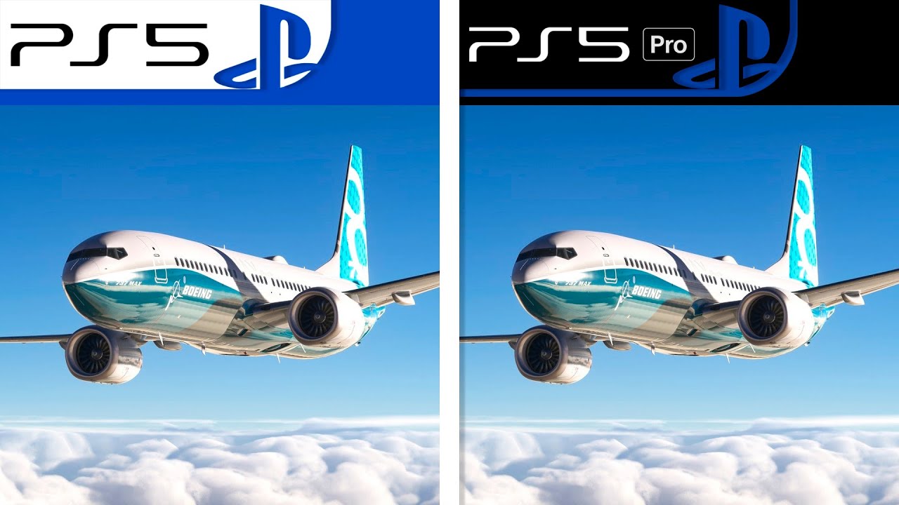 Flight Simulator 2024 | PS5 - PS5 Pro | Final Graphics Comparison