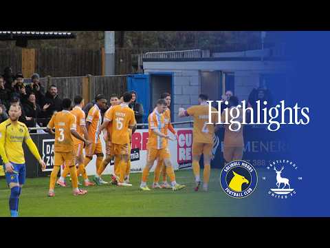 Highlights | Solihull Moors 3-4 Hartlepool United