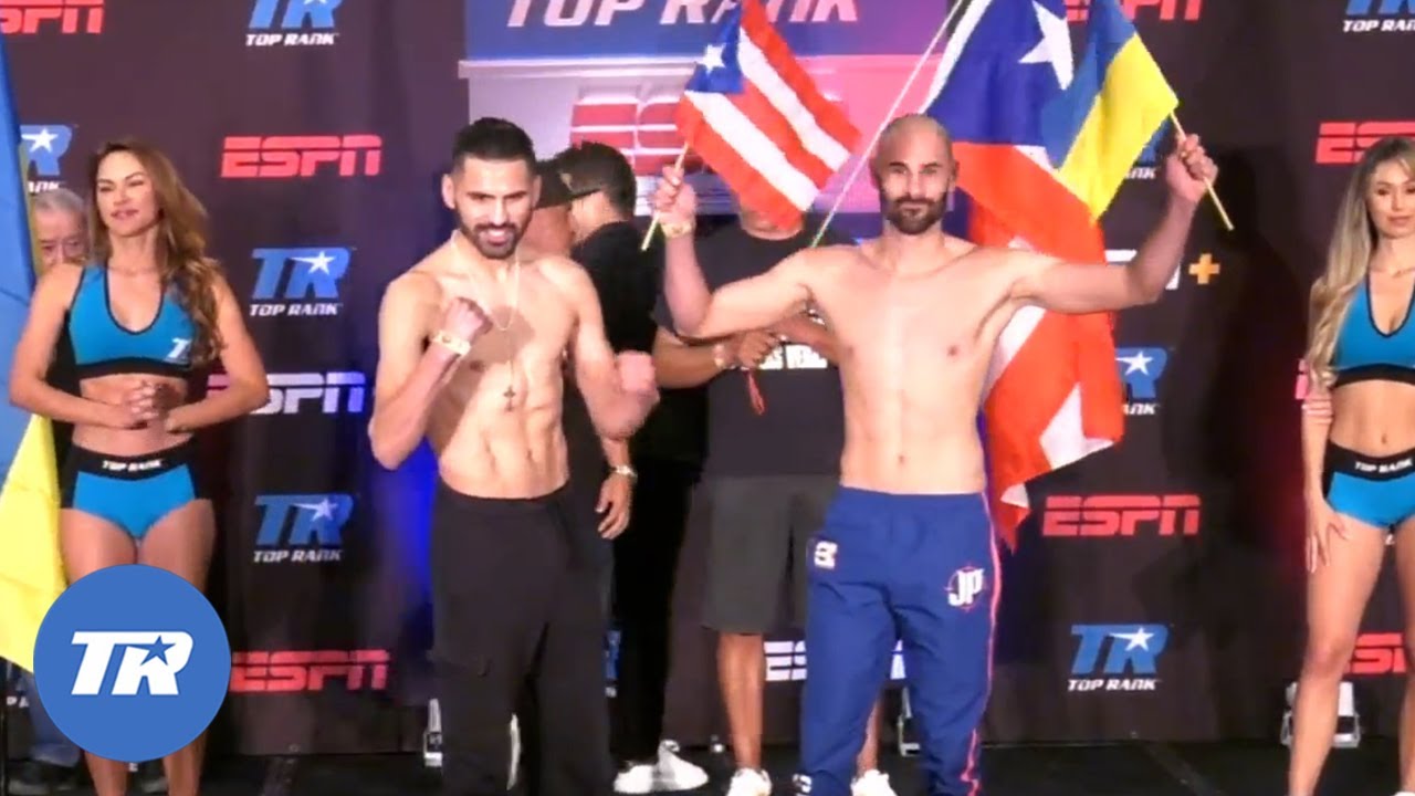 Jose Ramriez and Jose Pedraza Make Weight, Main Event Official Friday Night on ESPN+