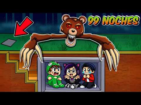 WE SPENT 99 NIGHTS IN A BUNKER | Kori Roblox