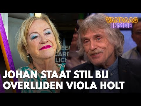 Johan Derksen staat stil bij overlijden Viola Holt: ‘Ik heb zo gelachen met haar!' | VANDAAG INSIDE