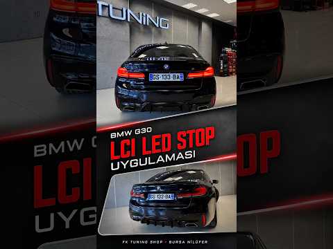 BMW G30’un Arkası Değişti! LCI LED Stop Uygulaması