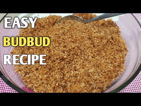 BUDBUD RECIPE | 2 ingredients | HOW TO COOK BUDBUD |  para sa SAPIN SAPIN,KUTSINTA,GLUTINOUS RECIPE