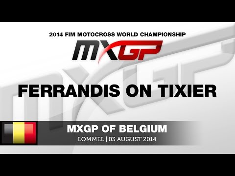 MXGP of Belgium 2014 Dylan Ferrandis overtakes Jordi Tixier